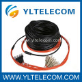 Pre-terminated LC / APC Corning Fiber Optic Jumper For FTTH Network Project